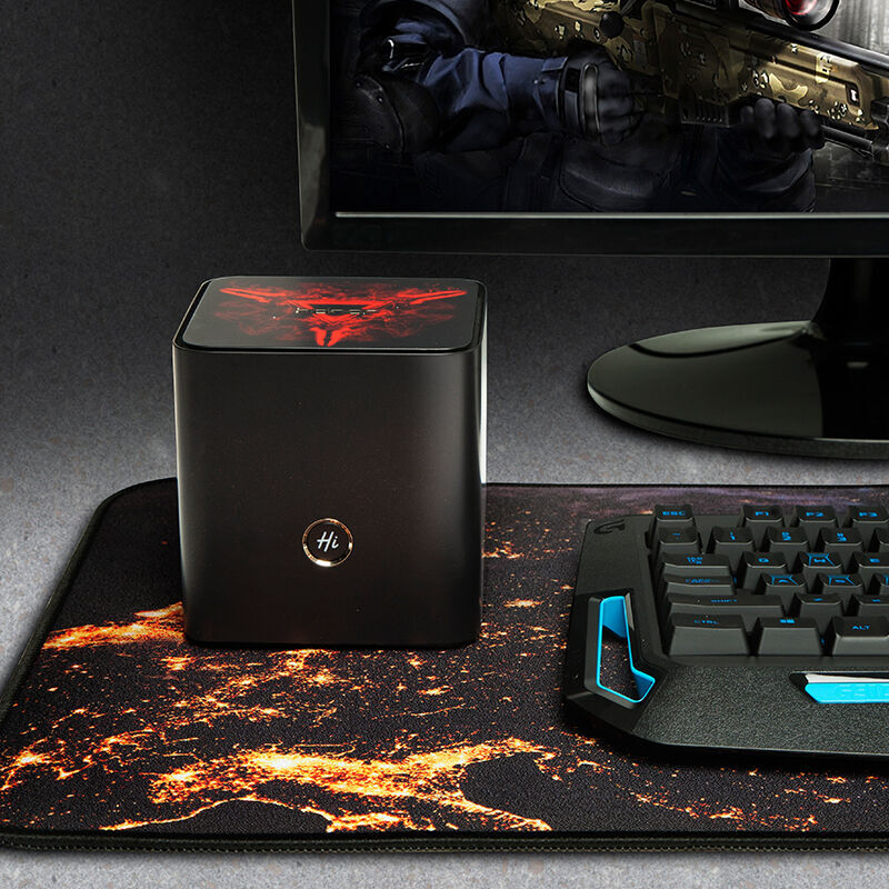 華為榮耀路由Pro游戲版 騰訊TGP官方定制游戲路由器 光纖大戶型穿墻王1200M 黑色