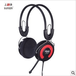 耳機-廠家直銷新款 SX-2010MV 頭戴式電腦耳機批發 耳麥 網吧 定制生產.