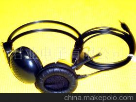 【頭戴式電腦網吧耳機(圖)】價格,廠家,圖片,庫存電腦產品,君業電子-