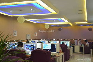 網吧裝修效果圖吊頂圖片